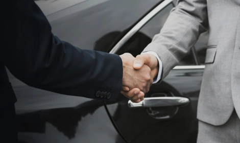 Premium customer service experience with VIP chauffeur